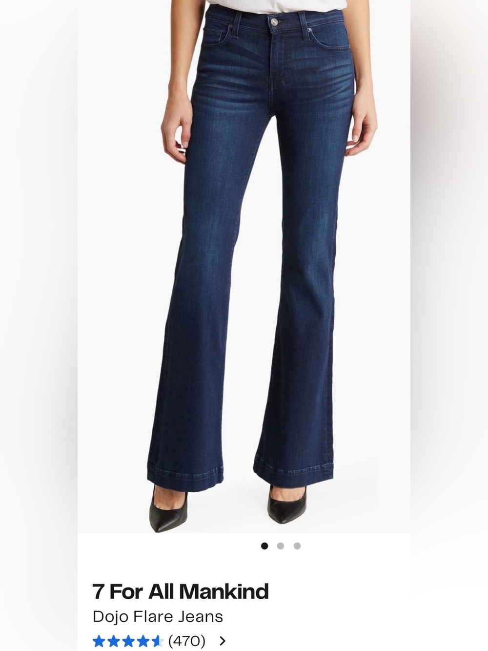 7 For All Mankind Dojo Flare Denim